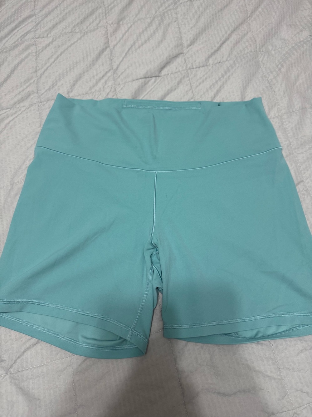 Old Navy Aqua High-Rise Bike Shorts